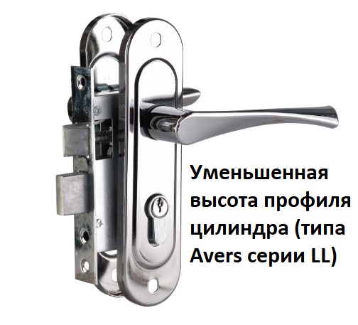 Купить дверной замок Зенит Замок врезной ЗВ4-50.01 (хром) в Гомеле в магазине Бастион