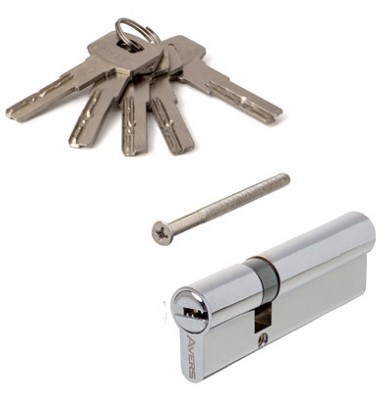 Купить дверной замок avers Цилиндровый механизм zm-90(35/55)-cr в Гомеле в магазине Бастион